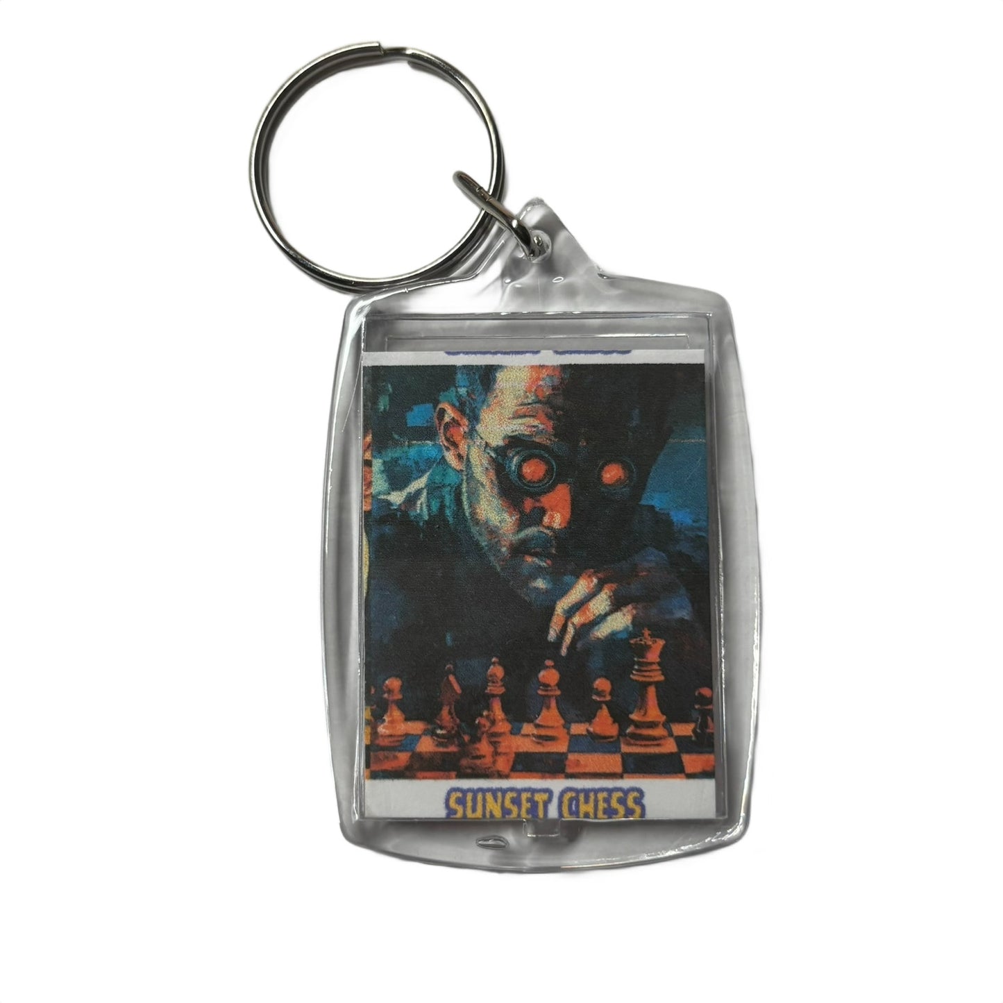Night Vision - Chess  Photo Keychain