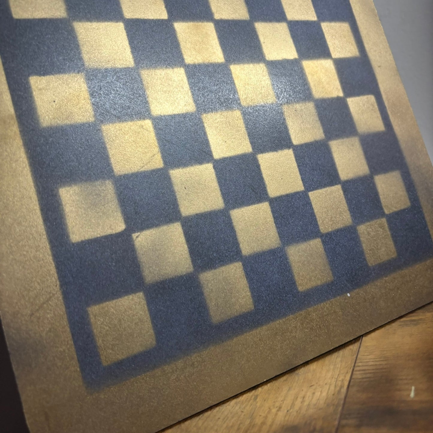 Simple Gold - Painted Chess Board