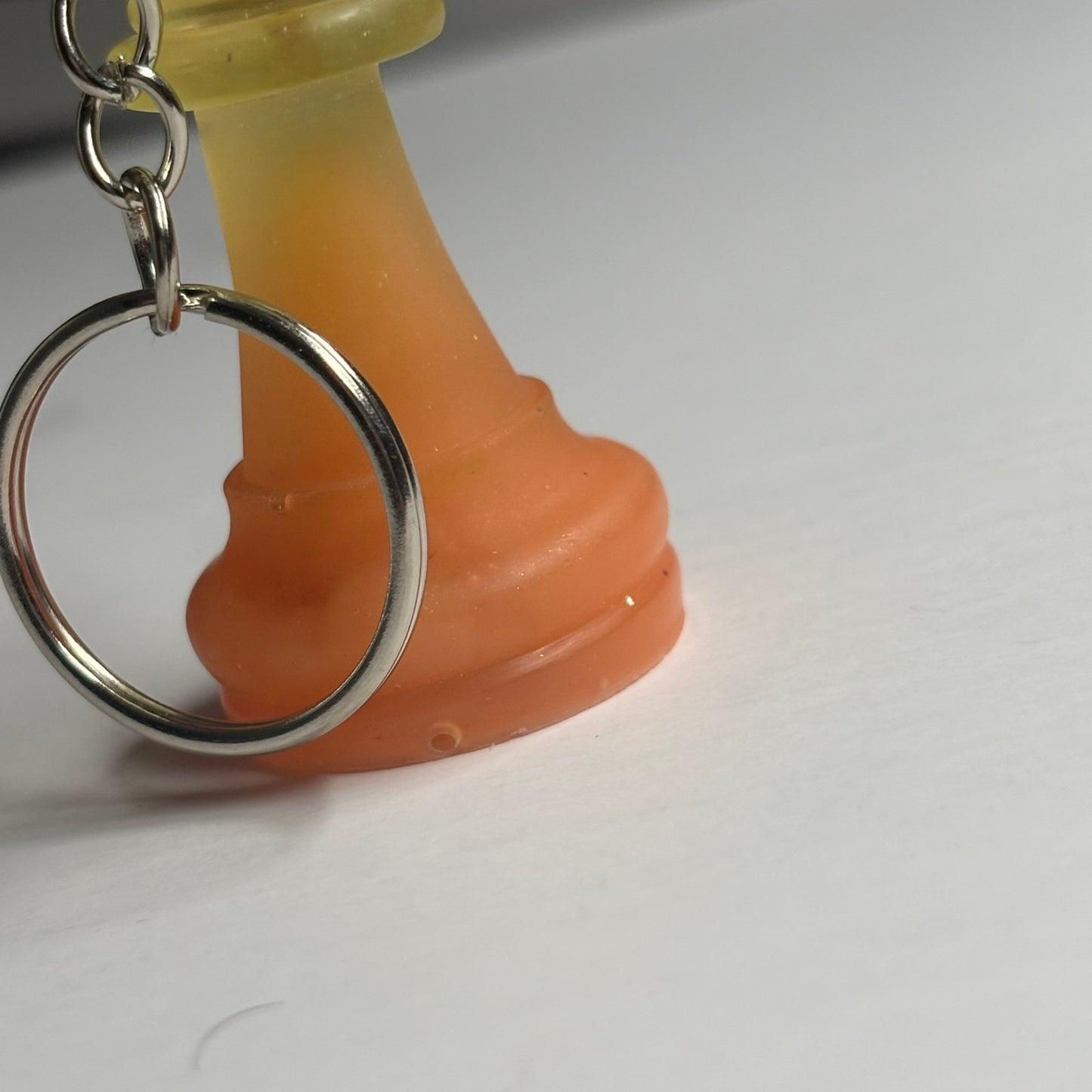 Orange/Yellow King - Handmade Resin Keychain