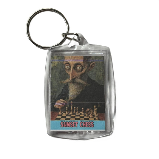 The European - Chess  Photo Keychain