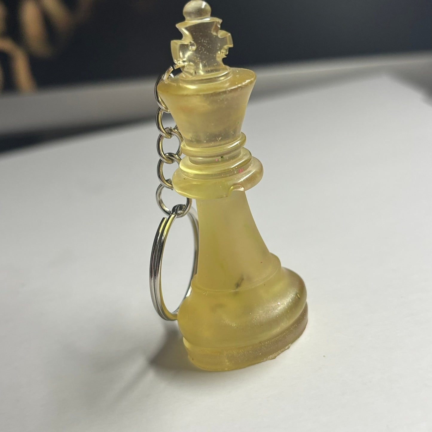 Yellow Mist King - Handmade Resin Keychain