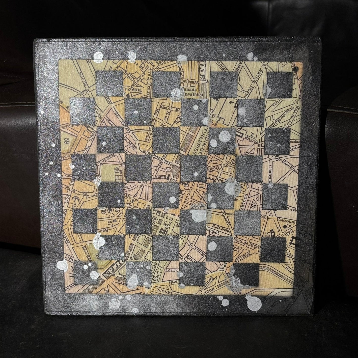 Road Map - Scrapbook Chess Board