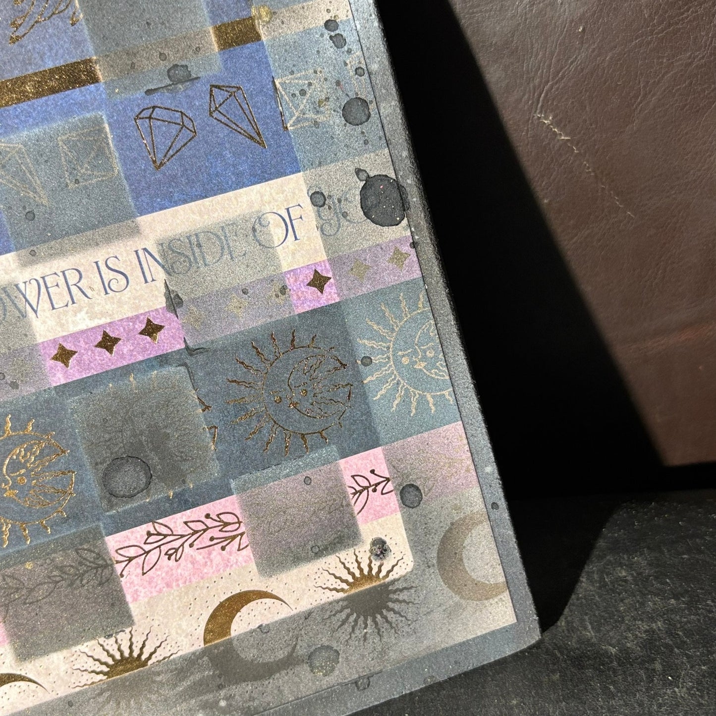 Fading Collage - Scrapbook Chess Board