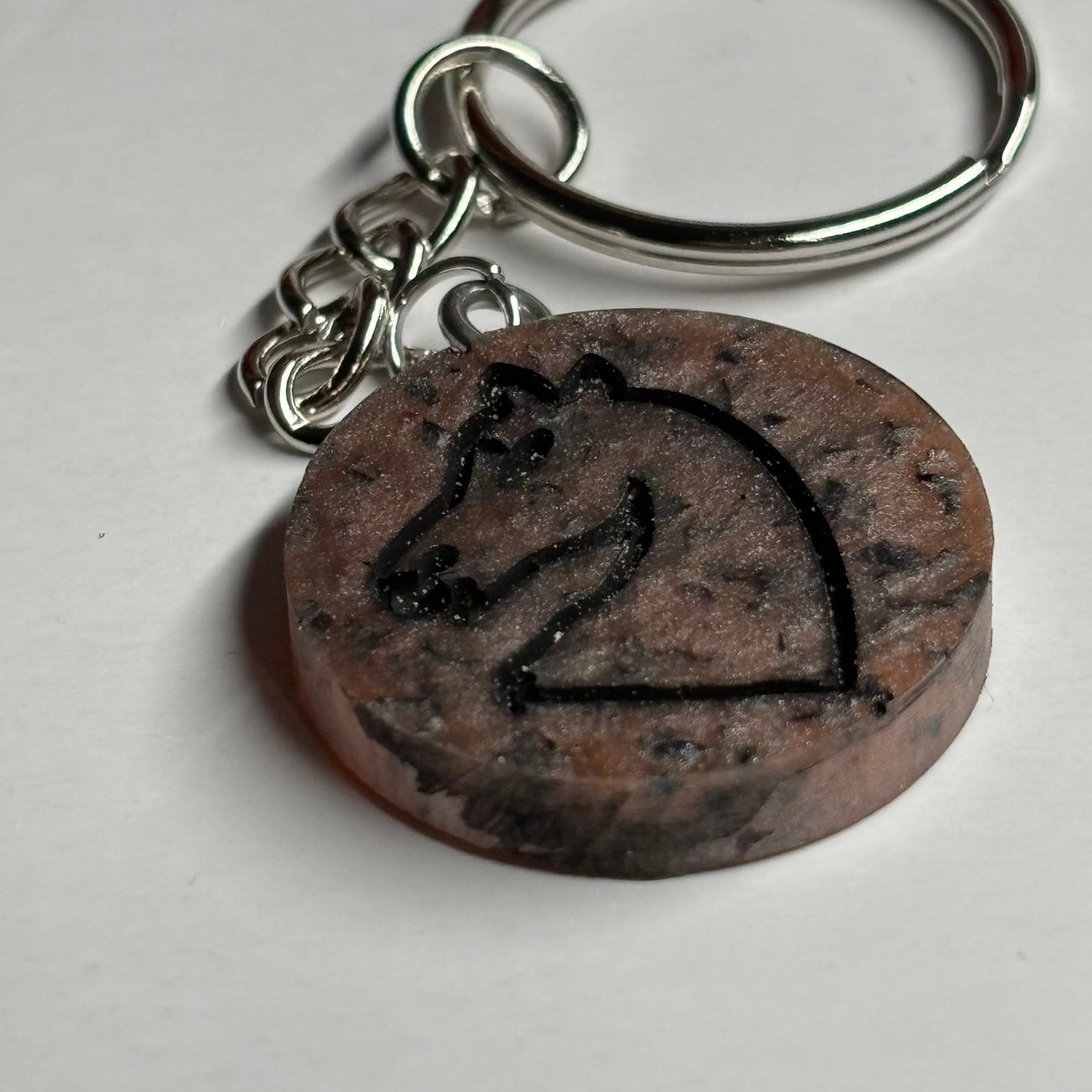 Luxury Knight - Handmade Resin Keychain