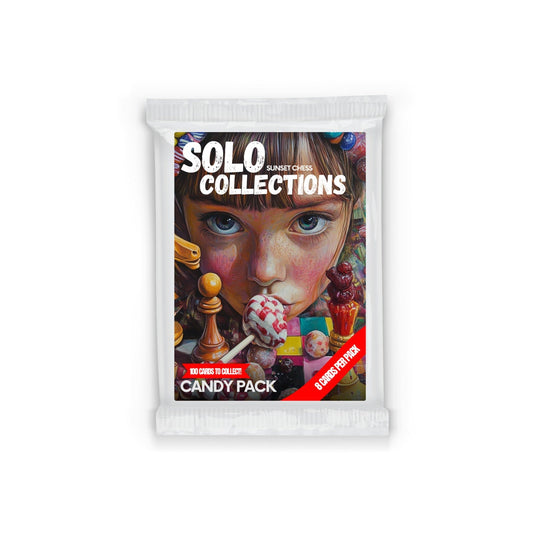 🎁 Candy Solo Collection - Sunset Chess Scrapbook Card Pack (100% off)