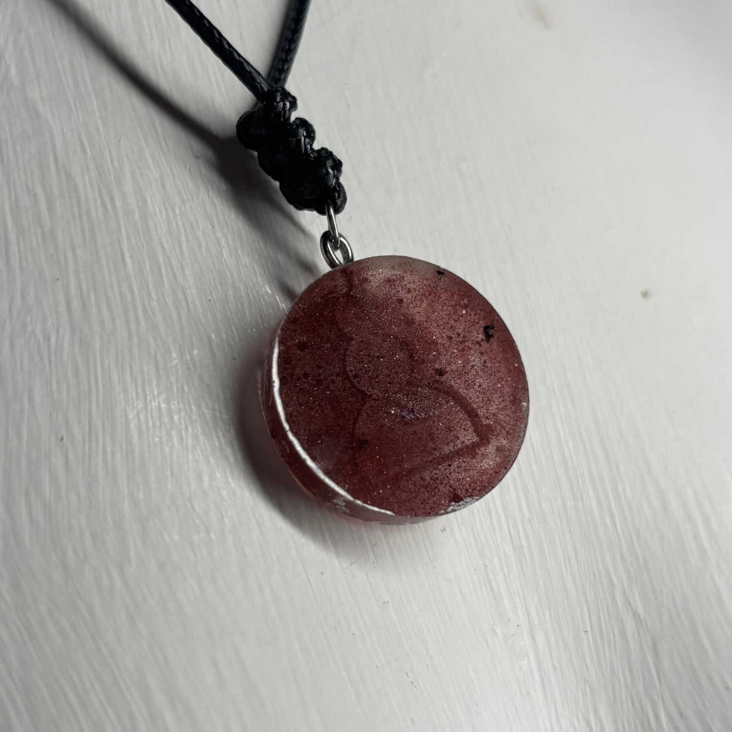 Vintage Pawn - Handmade Resin Chess Necklace