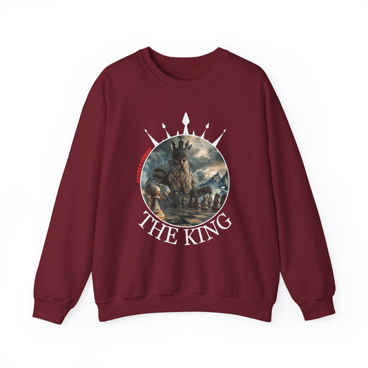 A Kings Game - Red Chess Crewneck Sweater