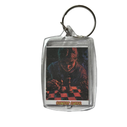 Red Flash - Chess  Photo Keychain