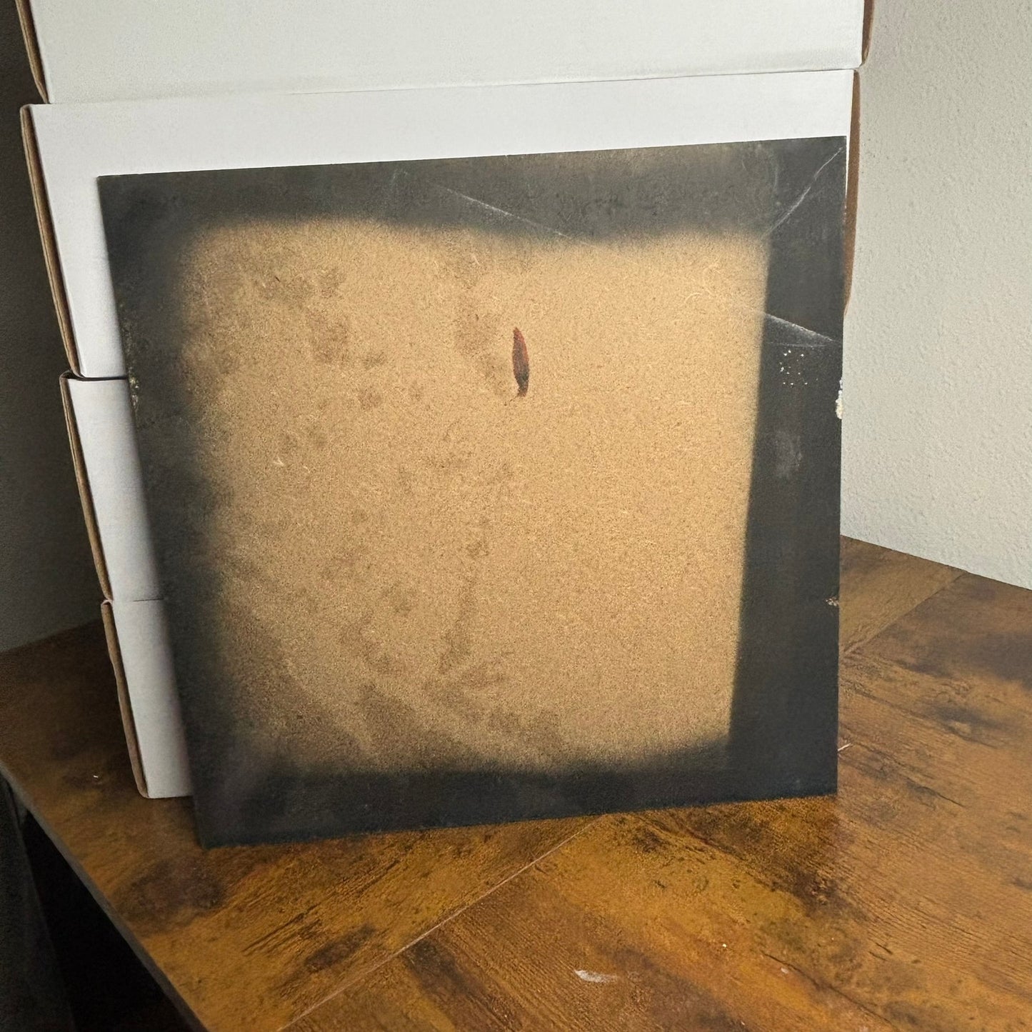 Blue Fire - Painted Chess Board