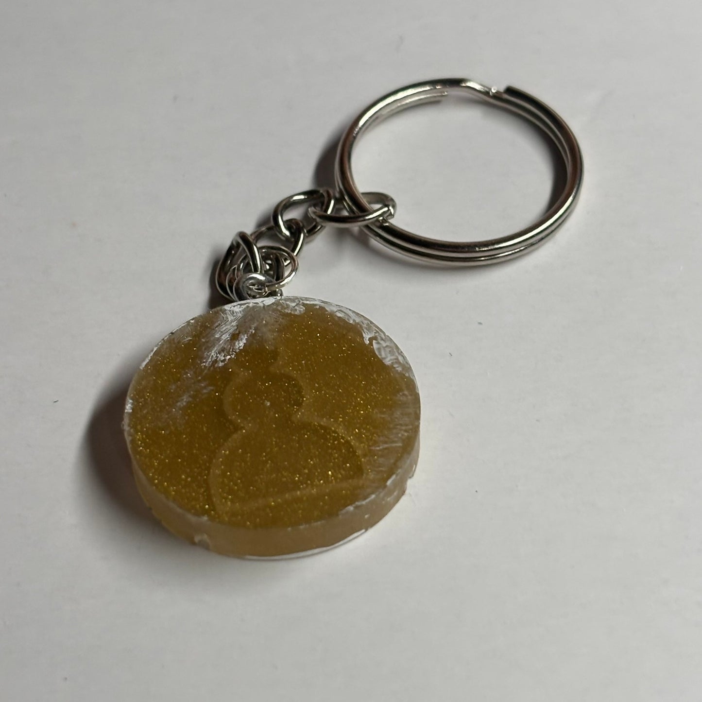 Banana Pawn - Handmade Resin Keychain - Flat Edition