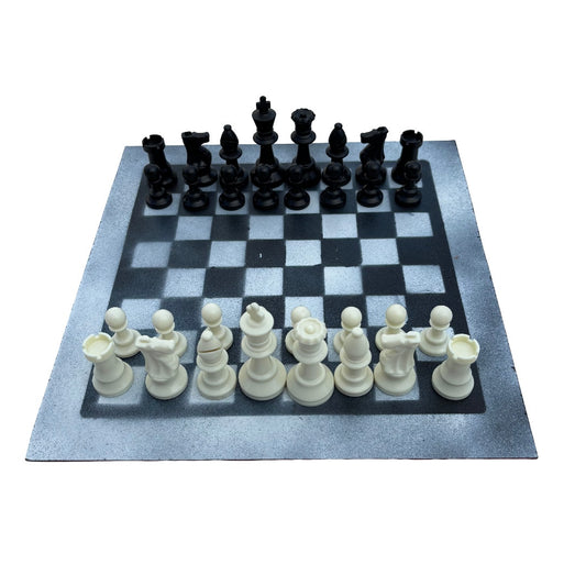 Gray Edition - Painted Chess Set