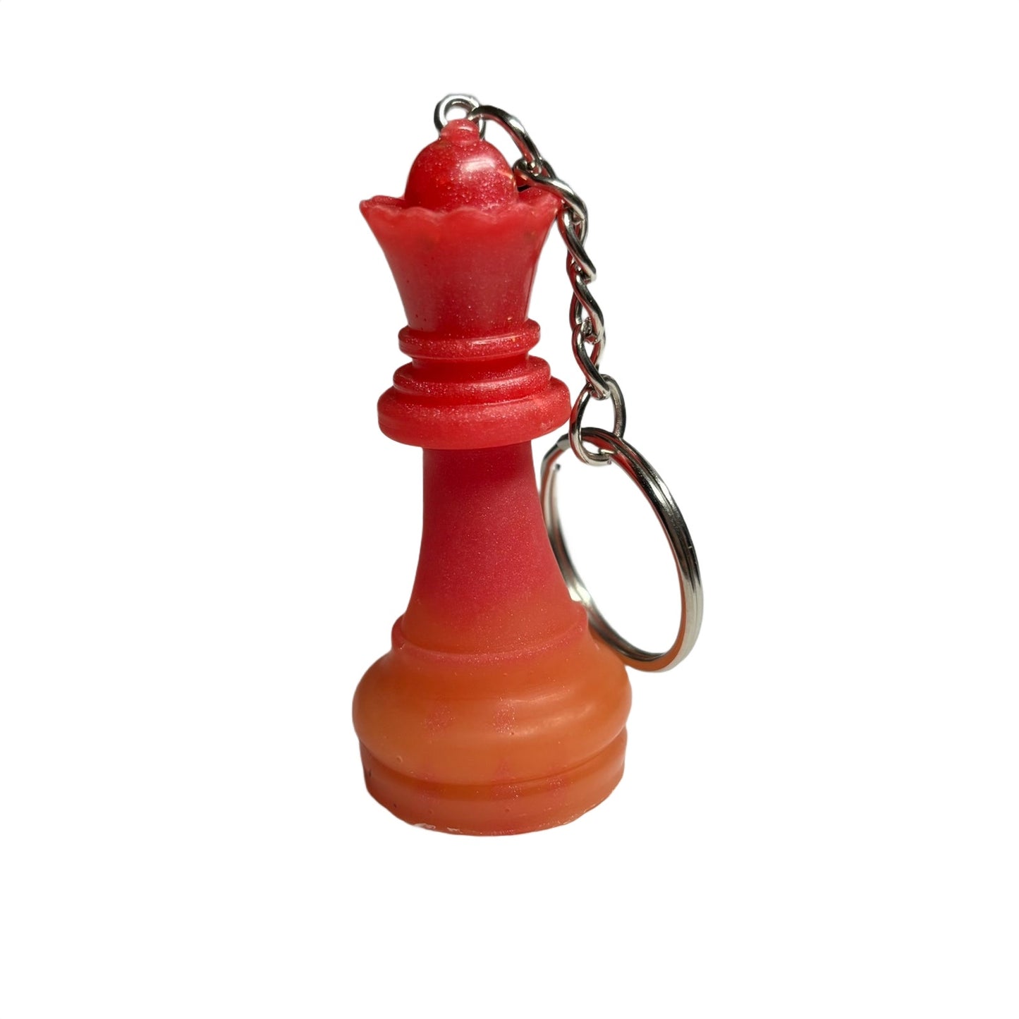 Red Orange Queen - Handmade Resin Keychain
