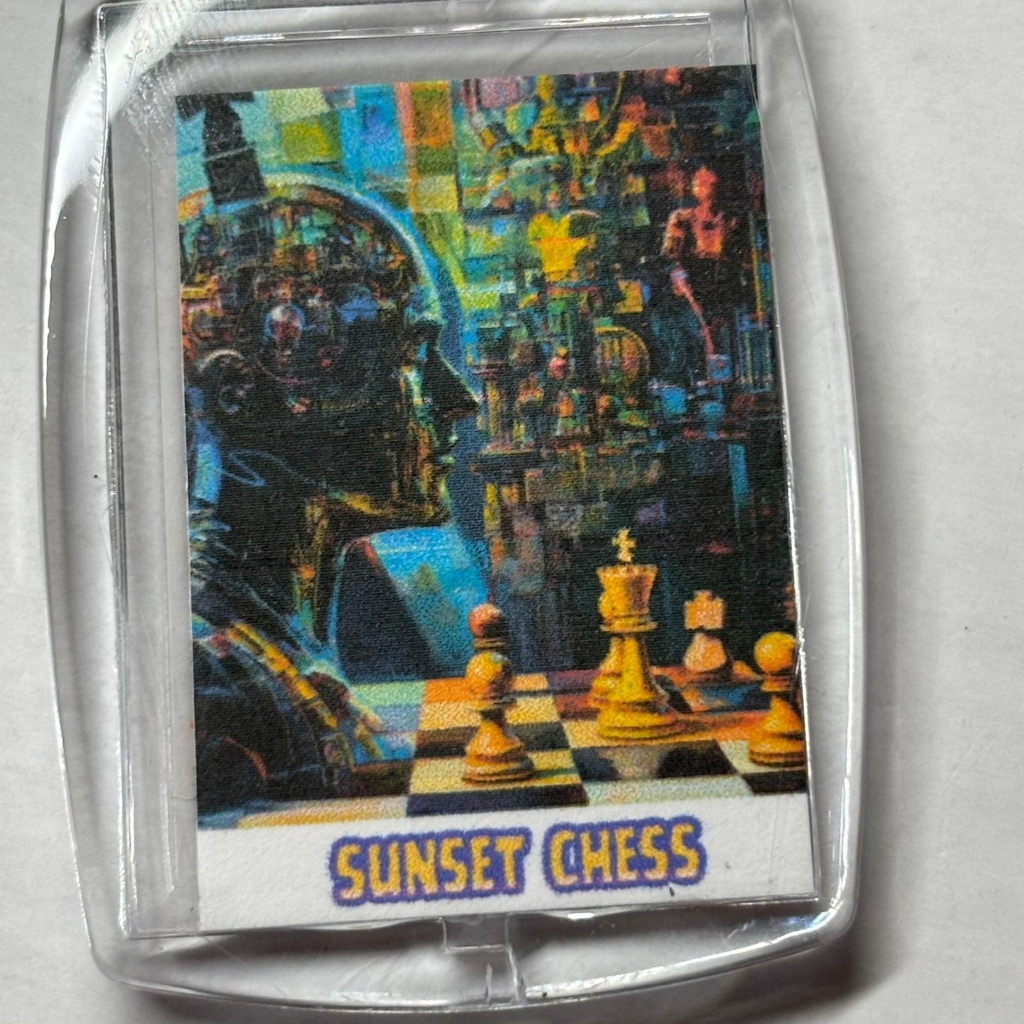 Electric - Chess  Photo Keychain