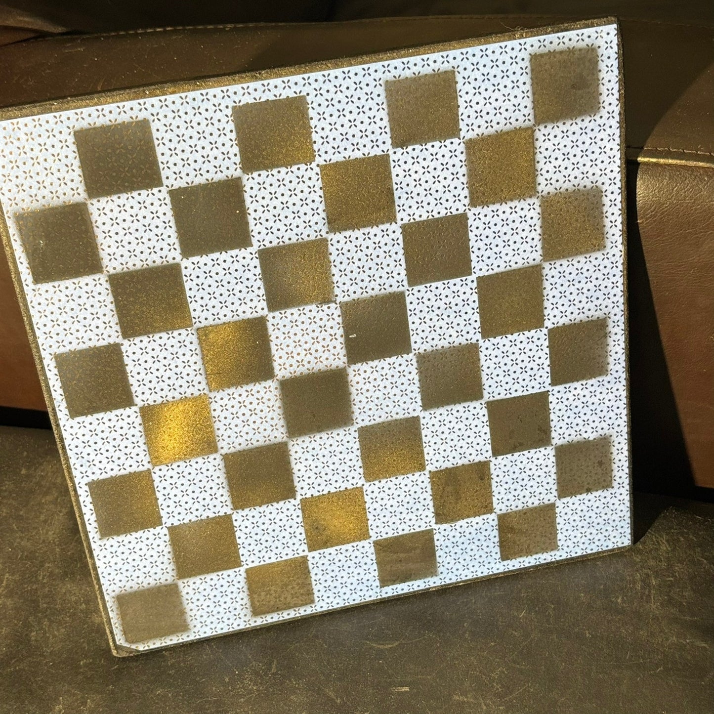 Blue Black - Scrapbook Chess Board