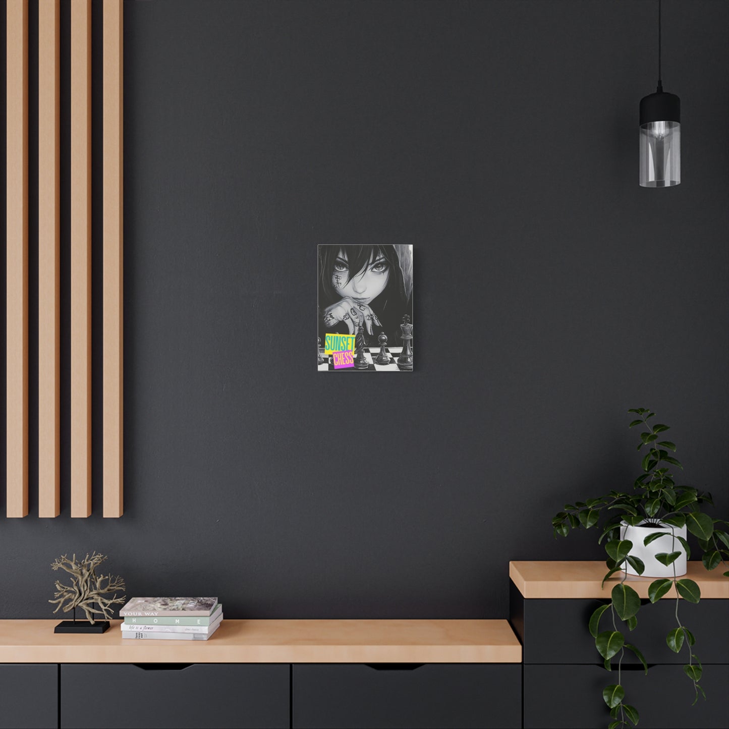 Don't Judge Me - Canvas Chess Print 12"x16"