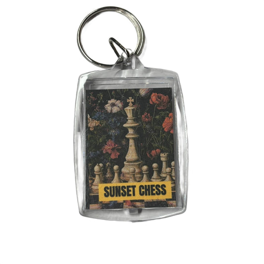Flowers - Chess  Photo Keychain