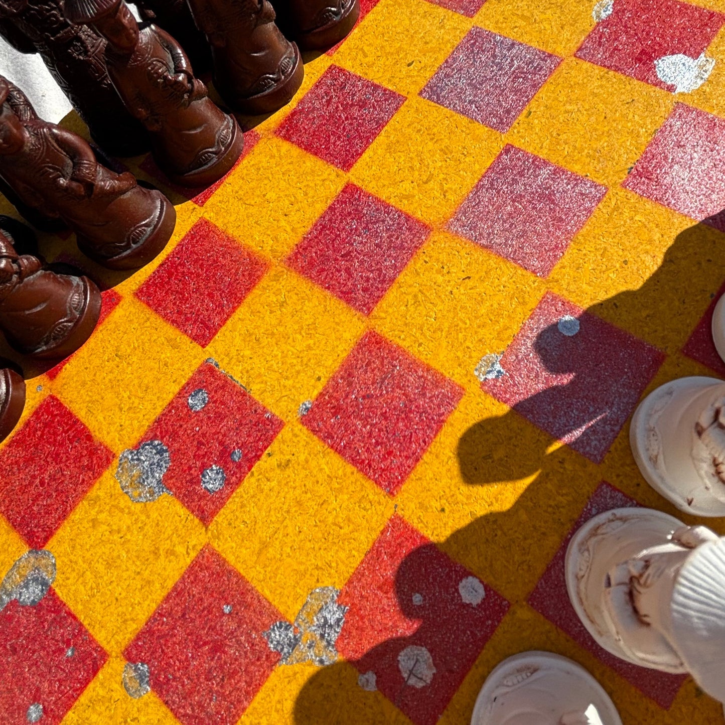 Spartan Yellow & Red - Chinese Edition Chess Set