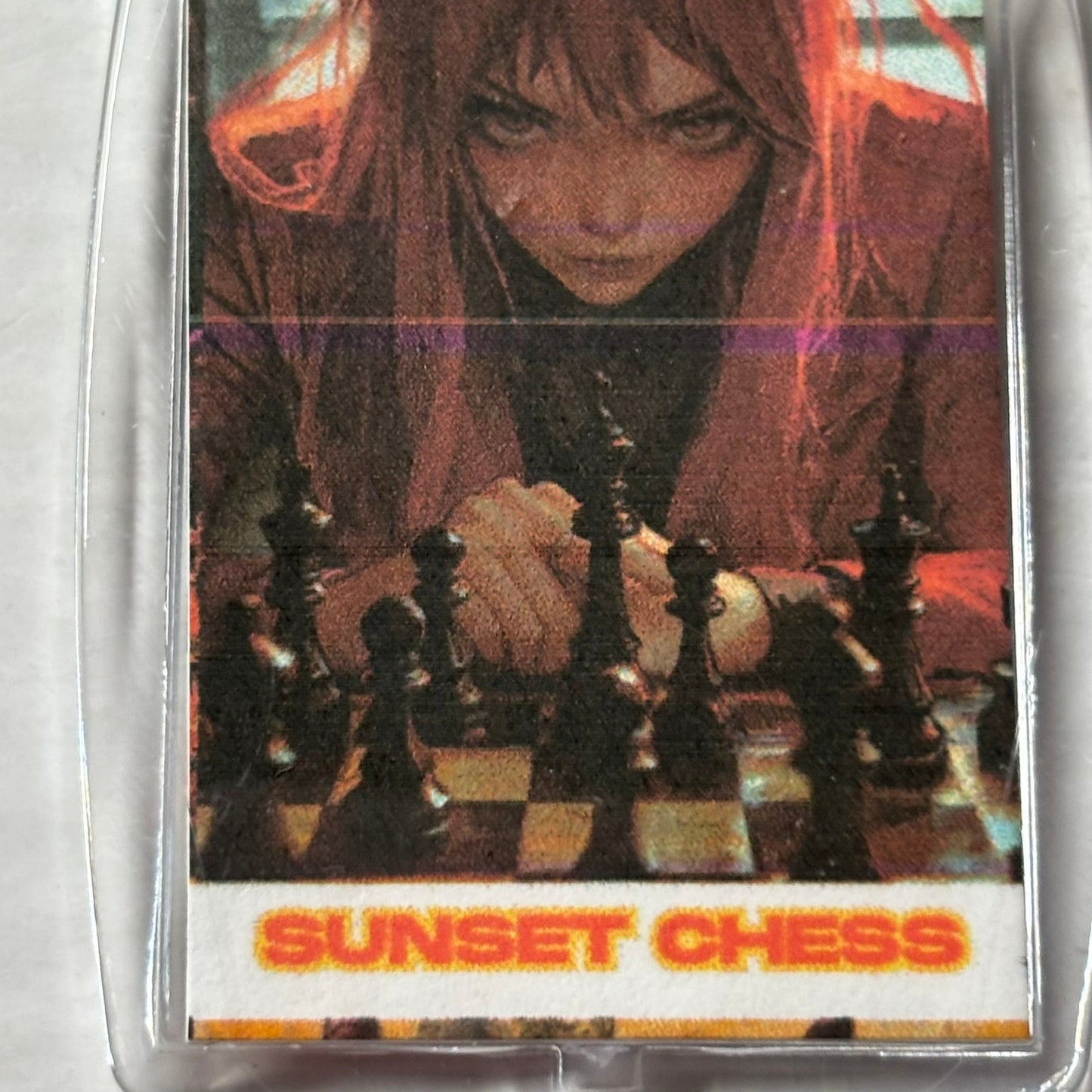 Serious Face - Chess  Photo Keychain
