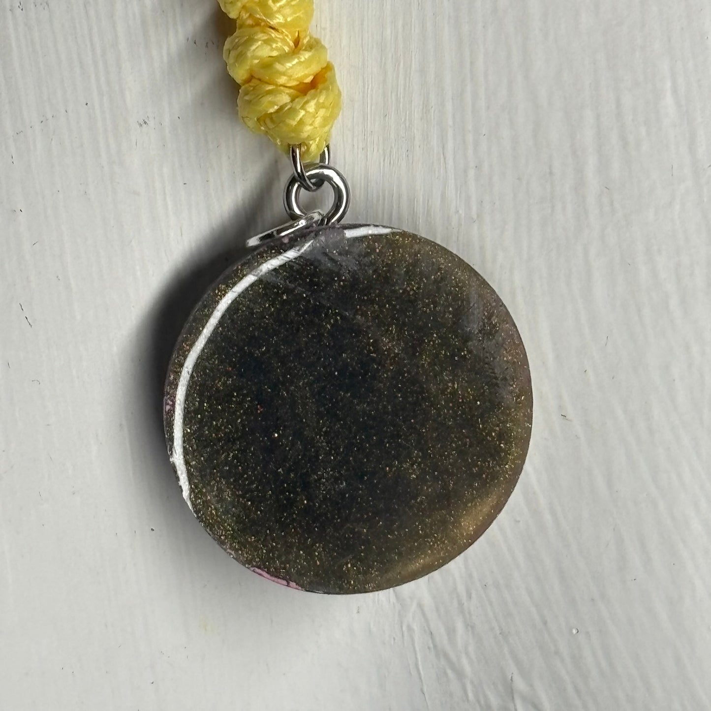 Mystic Green Pawn - Handmade Resin Chess Necklace