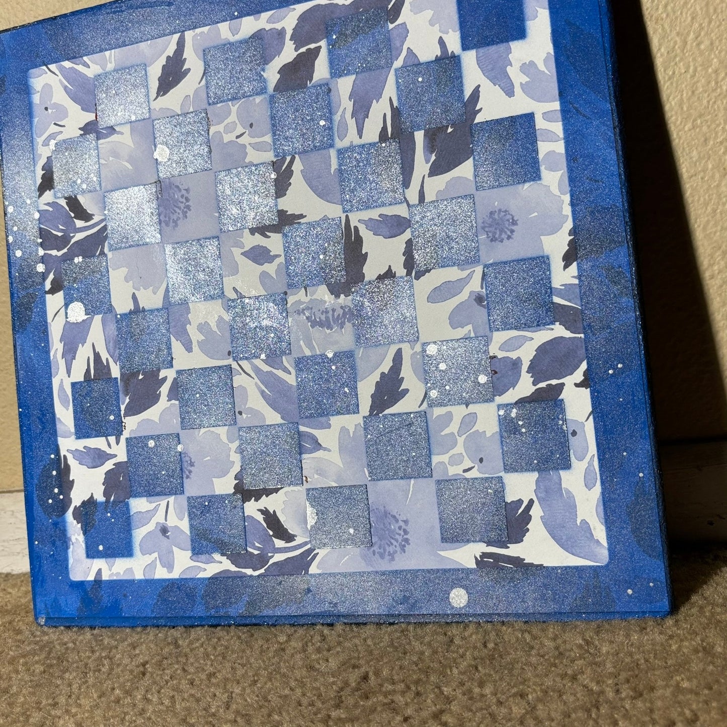 Blush Flush - Scrapbook Chess Board