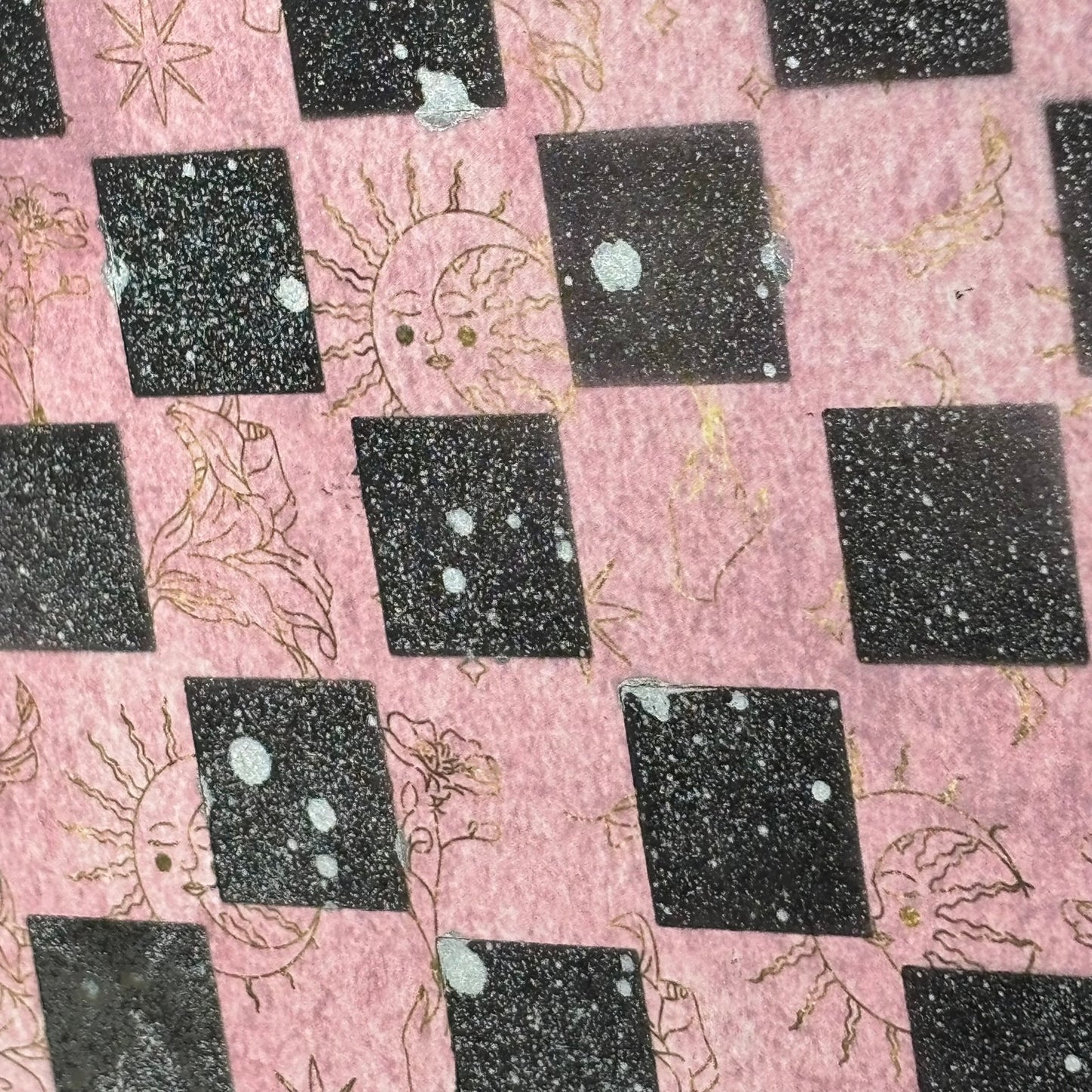 Pink Sublime Symbols - Scrapbook Chess Board
