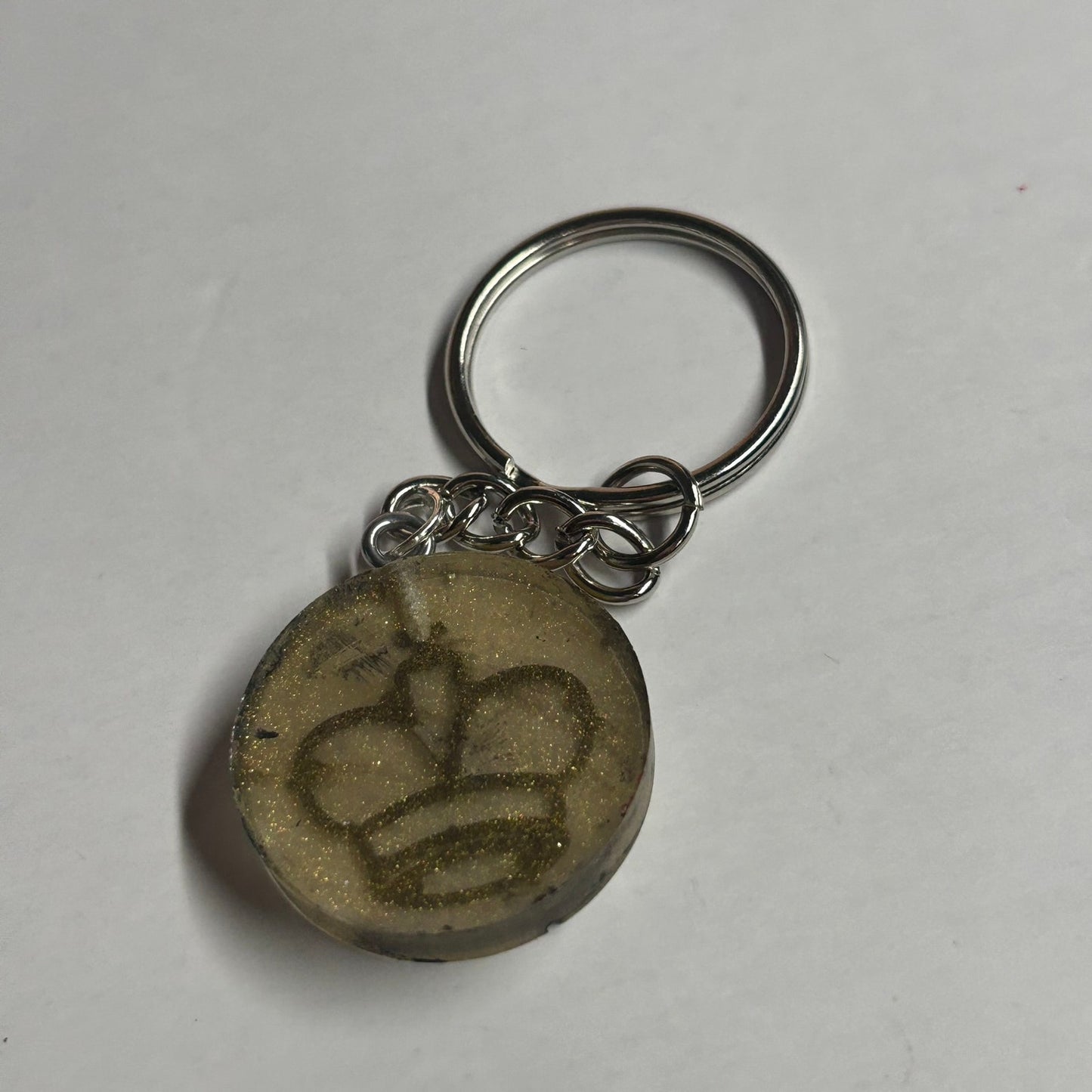 Yellow King - Handmade Resin Keychain