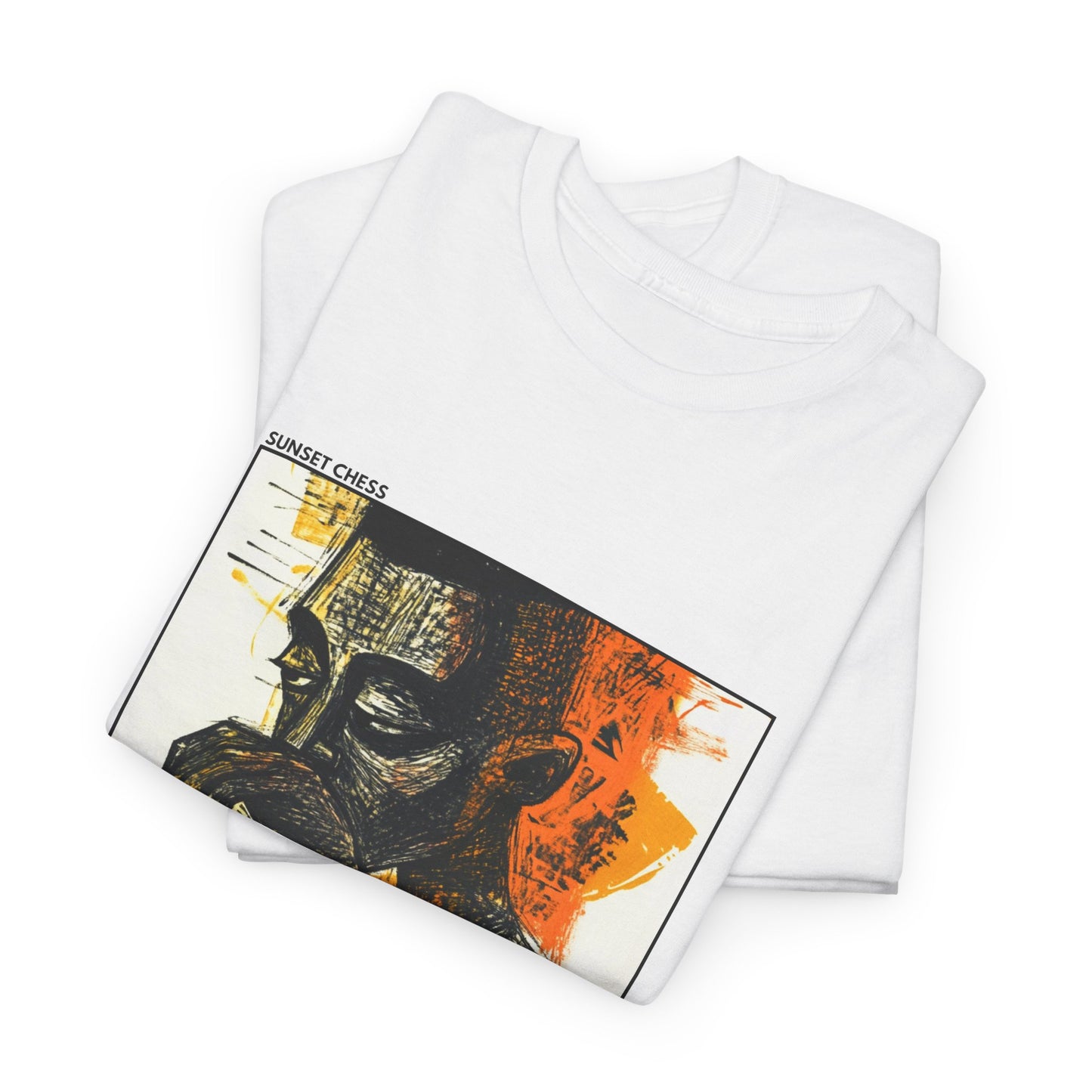 The Thinking Boy - White Chess T Shirt