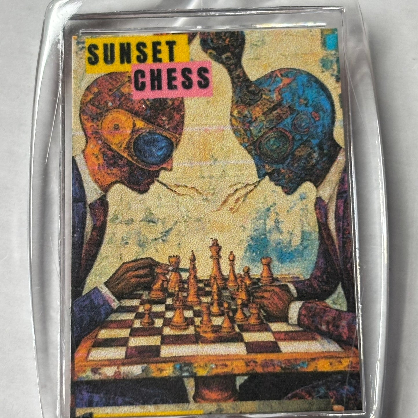 Fusion Bros - Chess  Photo Keychain