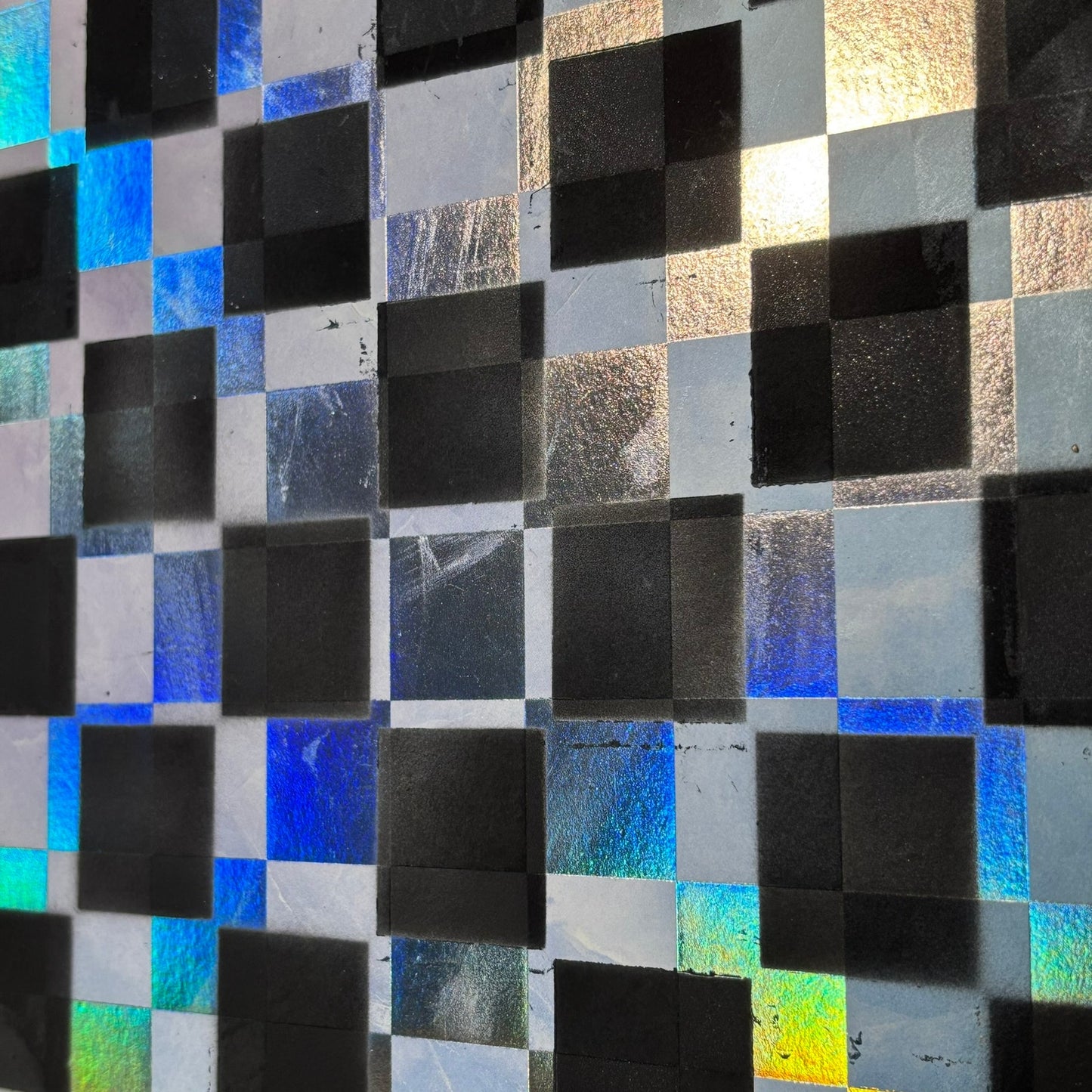 Shine Squares - Scrapbook Chess Board