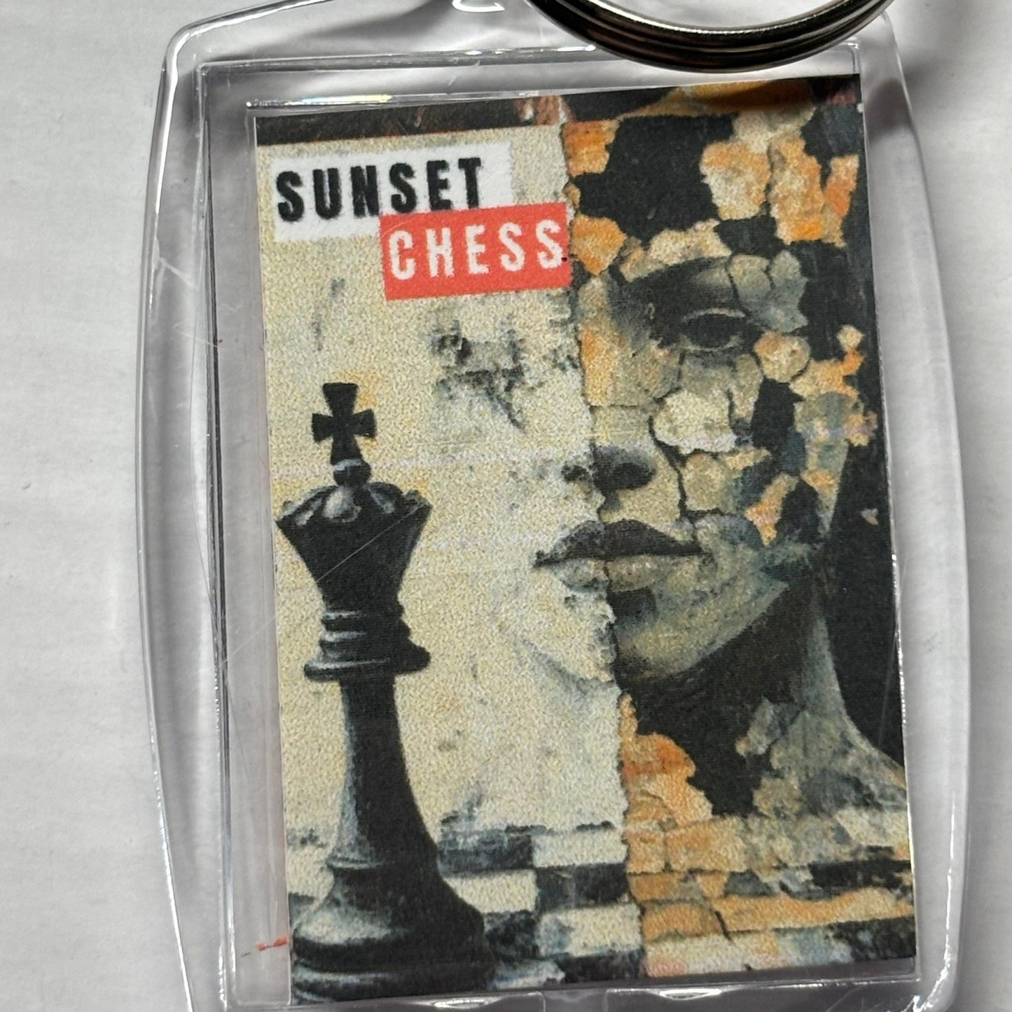 Beauty Dissipates - Chess  Photo Keychain