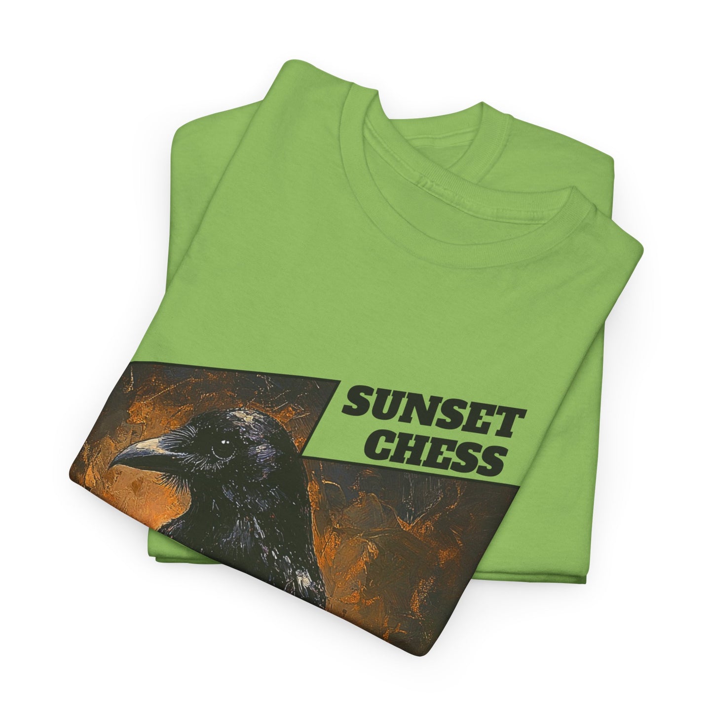 The Raven - Lime Green Chess T Shirt