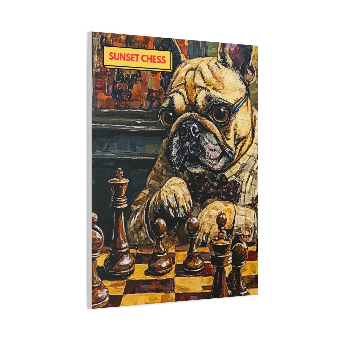 The Big Dog - Canvas Chess Print 30"x40"