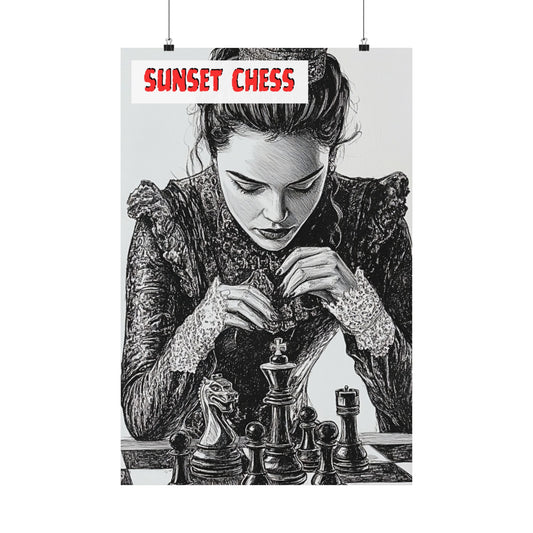 The Queen of Chess - Matte Vertical Poster 20"x30"