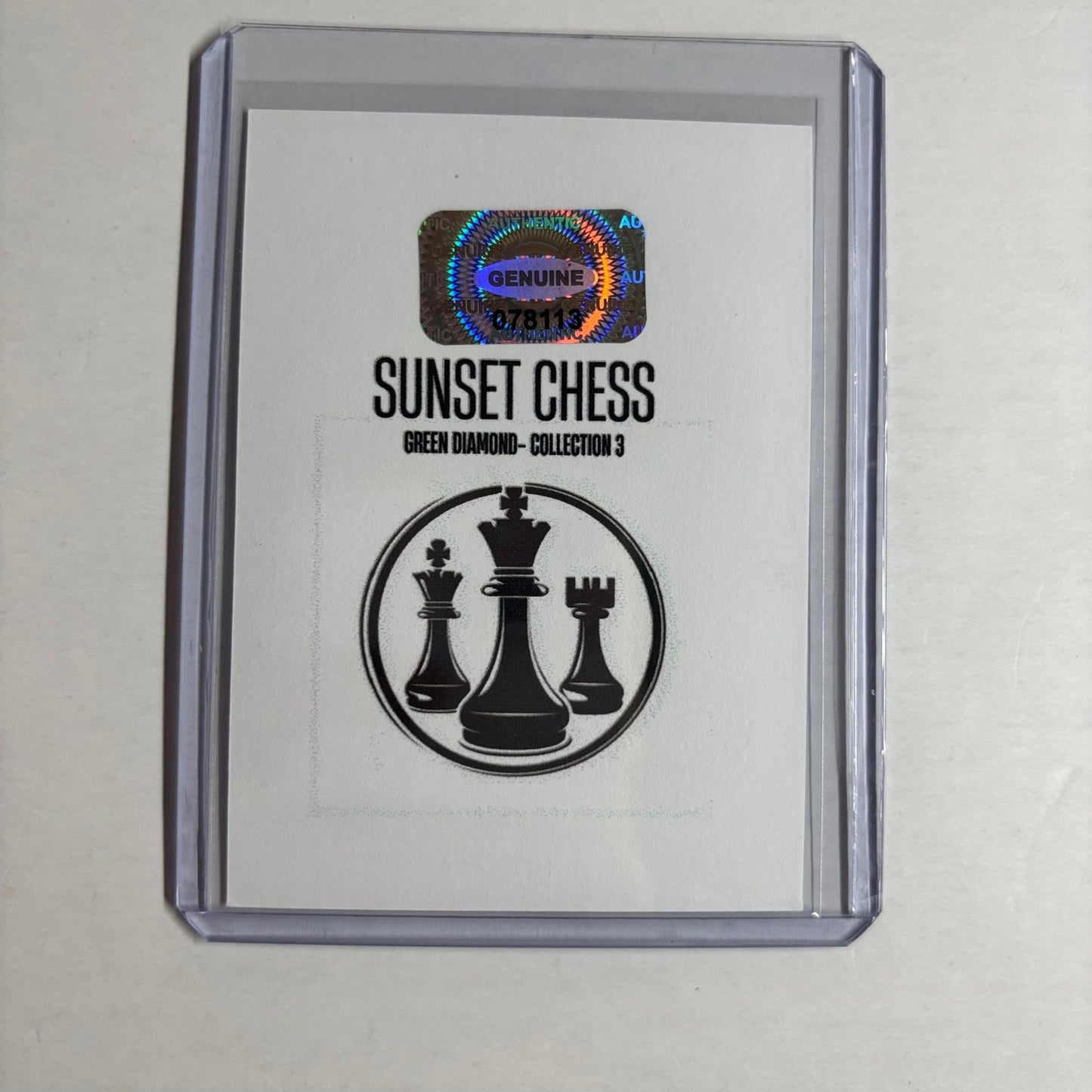 Green Diamond Collection 3 - Trading Card