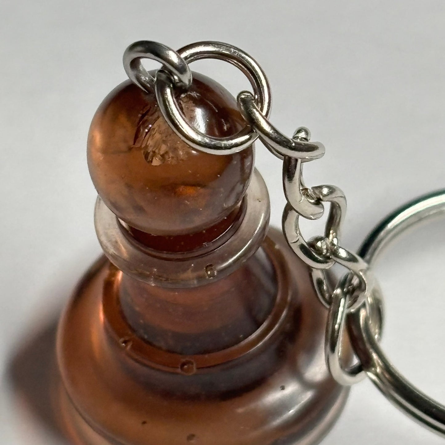 Coffee Brown Pawn - Handmade Resin Keychain