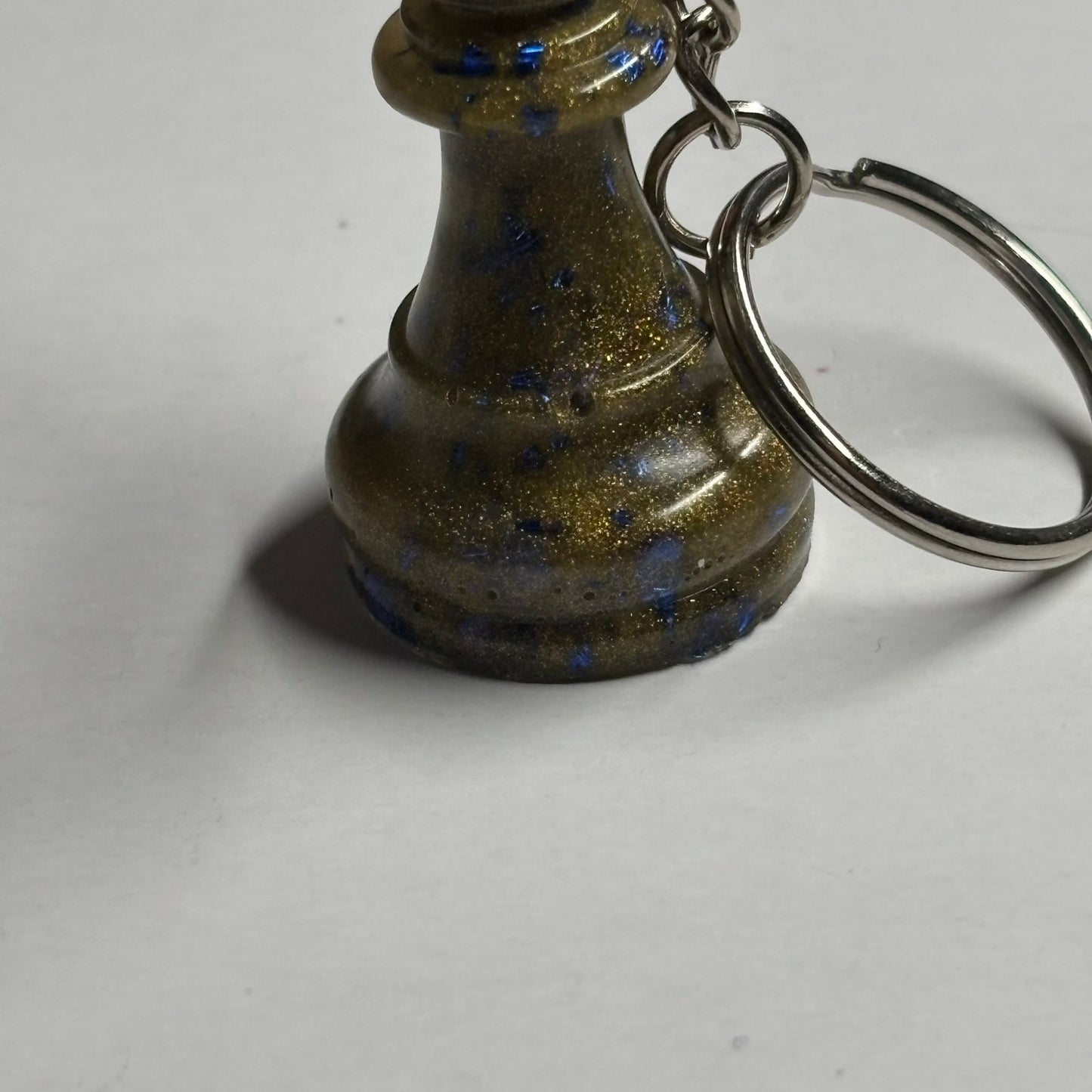 Army Green Deluxe Bishop - Handmade Resin Keychain