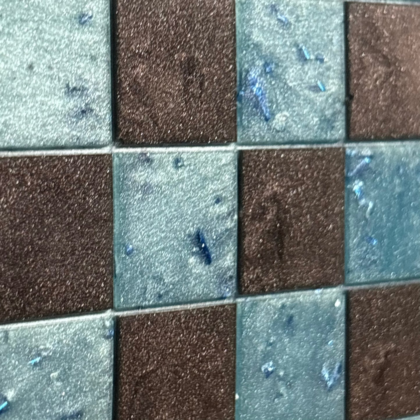 Crystal Blue - Resin Chess Board