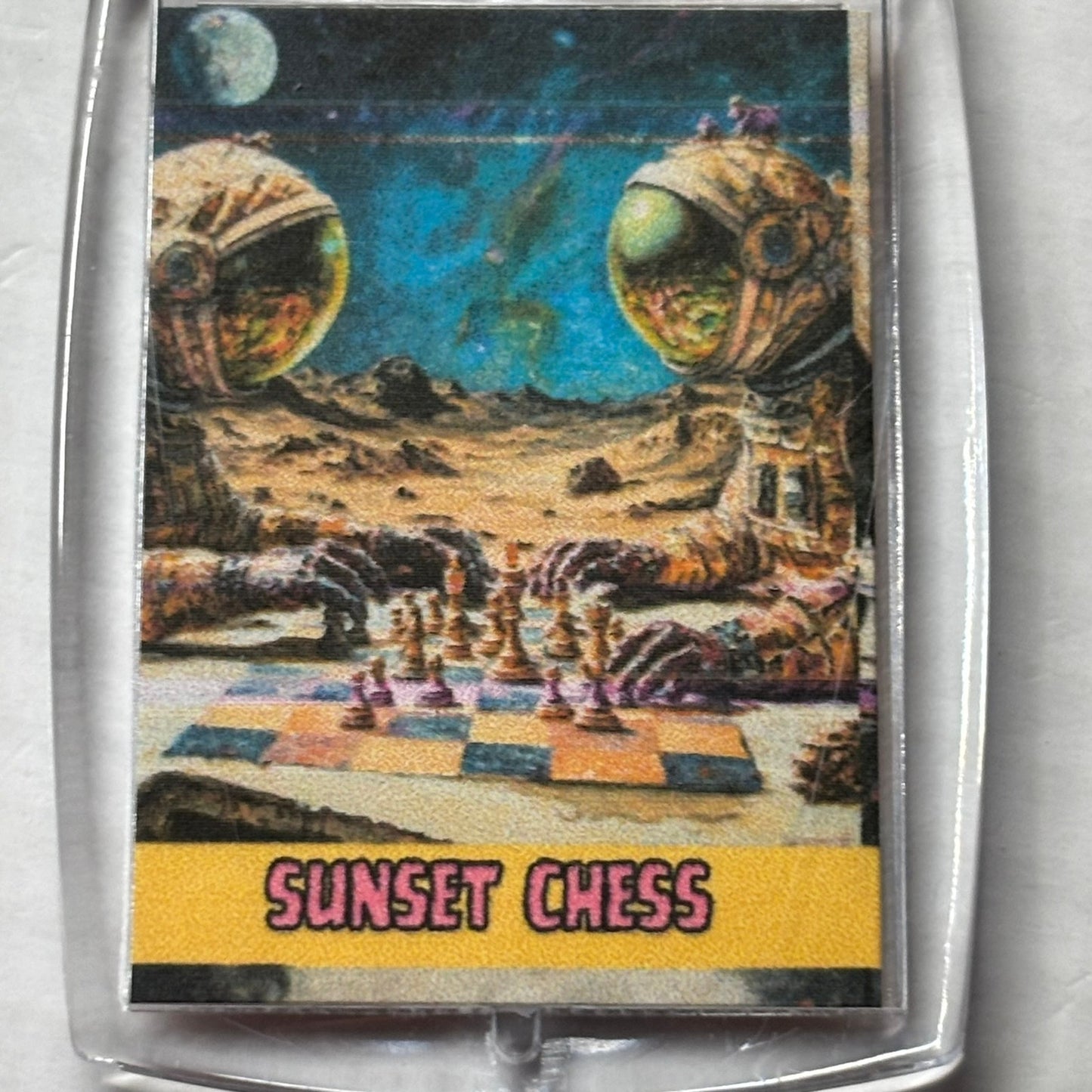 Space War - Chess  Photo Keychain