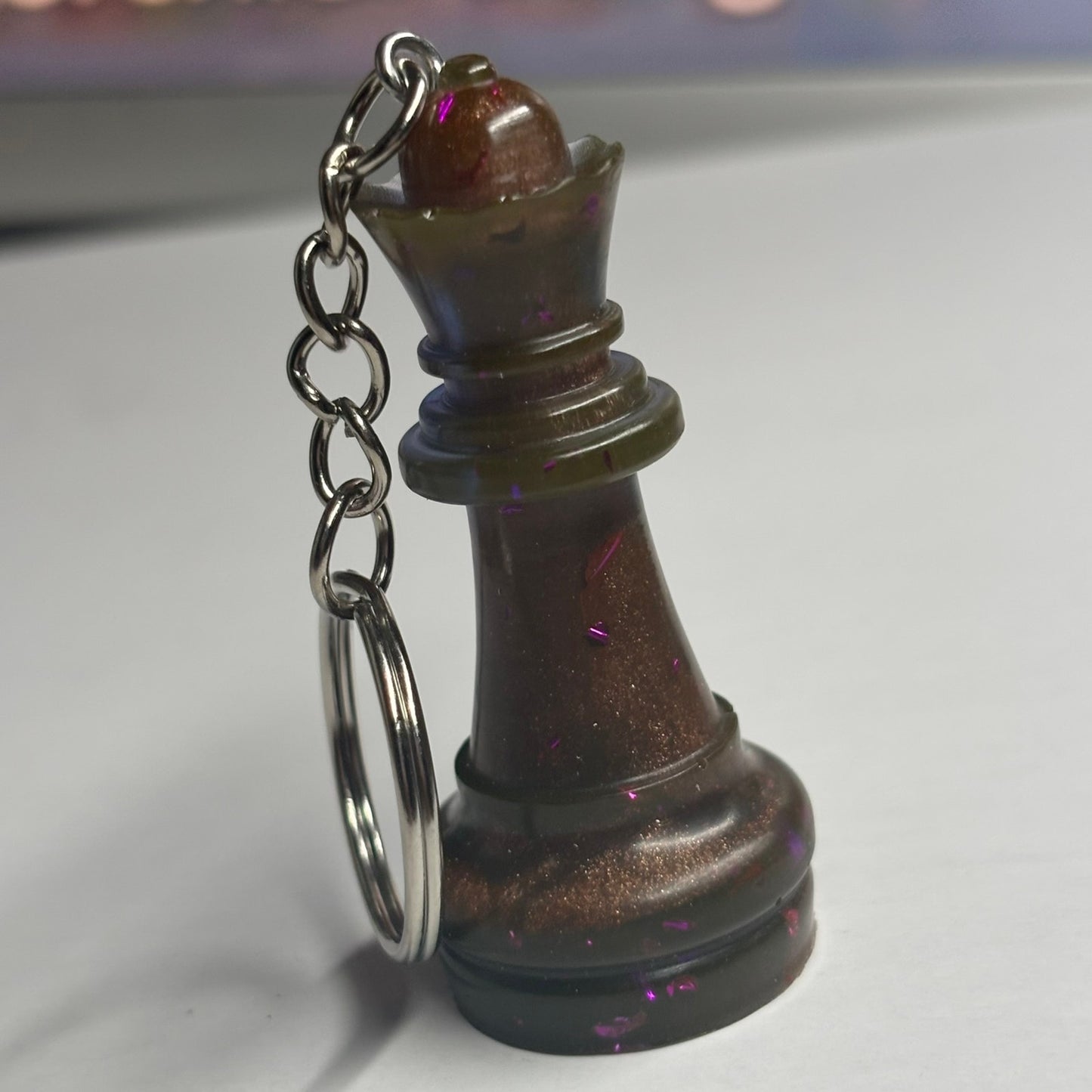 Deluxe Brown - Handmade Resin Keychain
