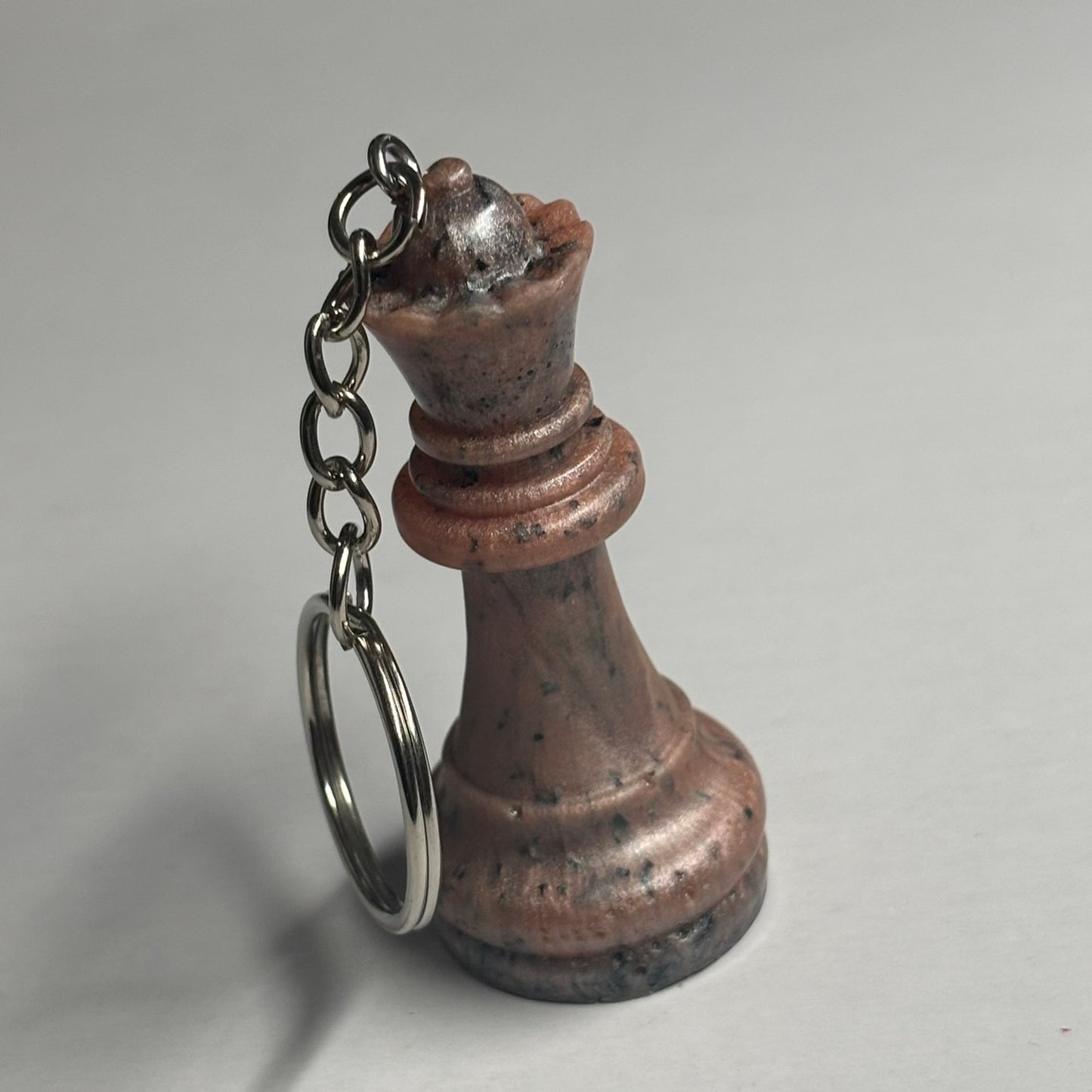 Brown Deluxe Queen - Handmade Resin Keychain