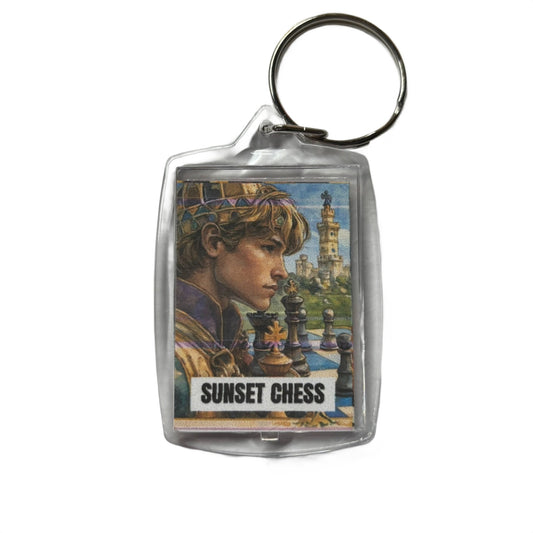 The Dreamer - Chess  Photo Keychain