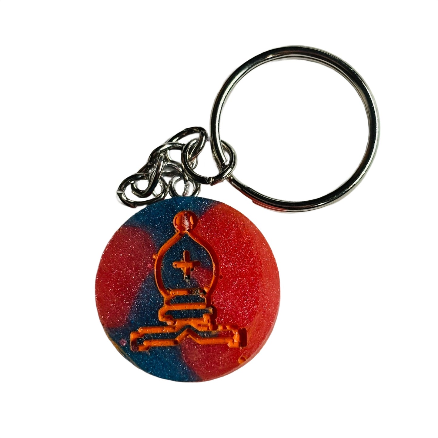 Bishop Color Mix - Handmade Resin Keychain