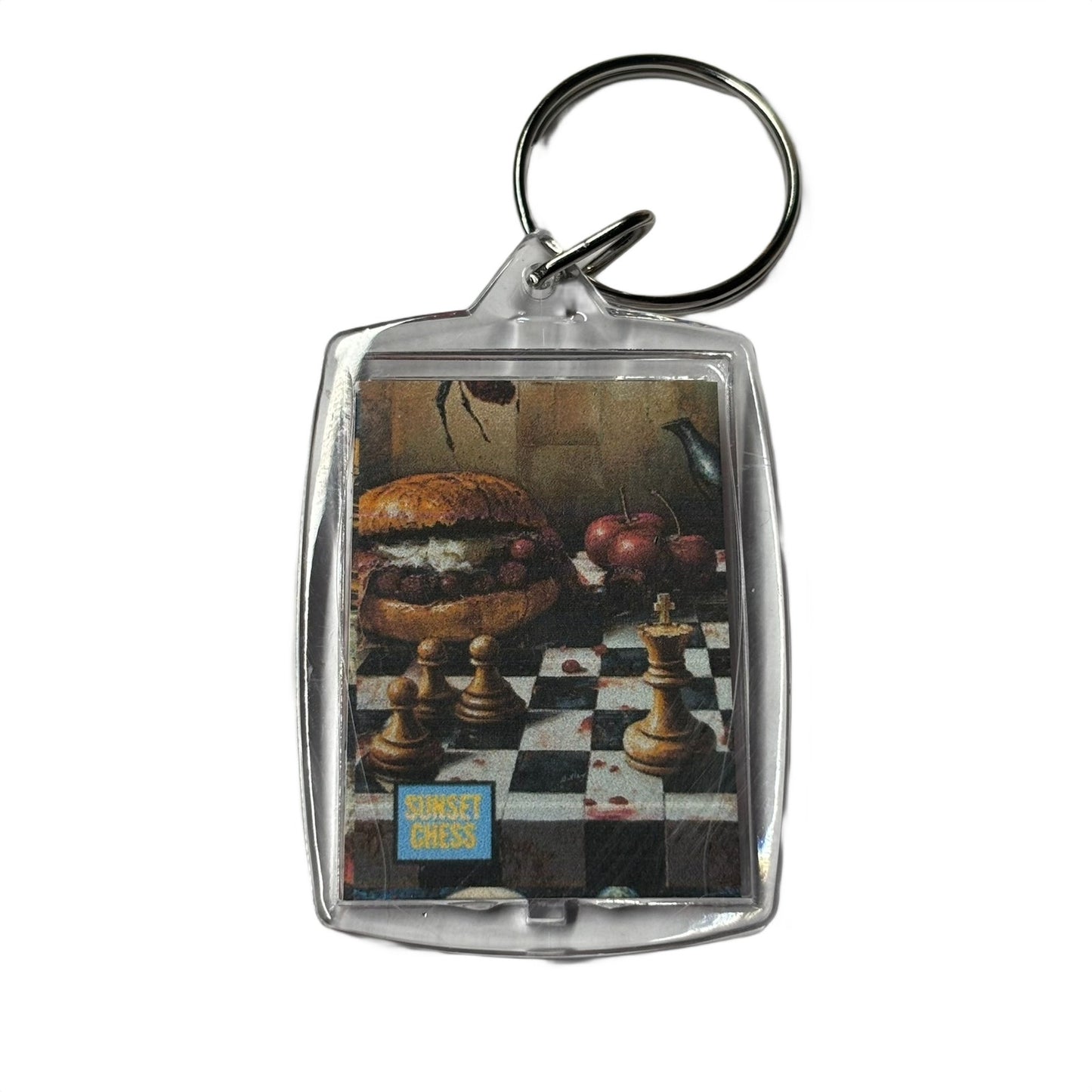 Lunch - Chess  Photo Keychain