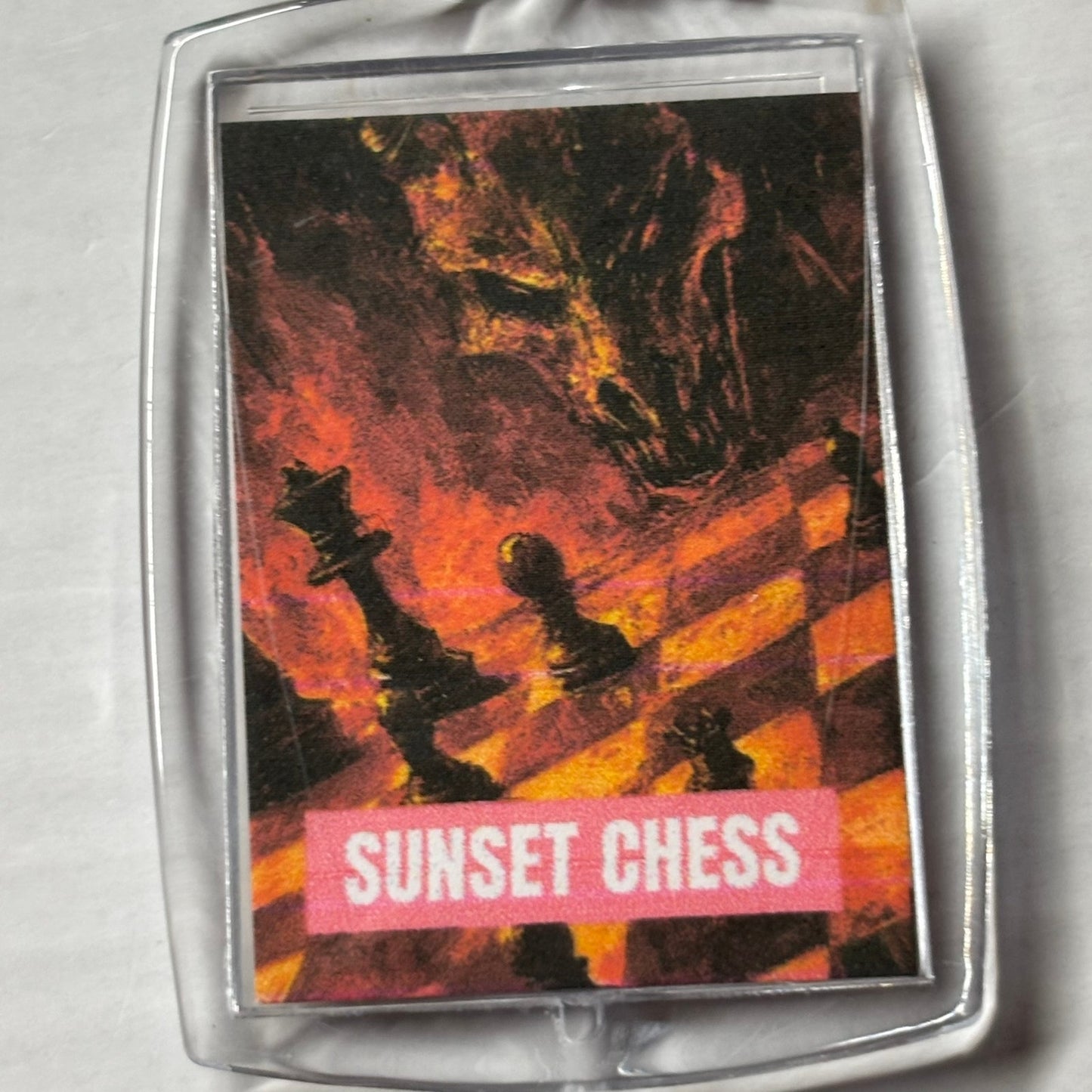 The Beast - Chess  Photo Keychain