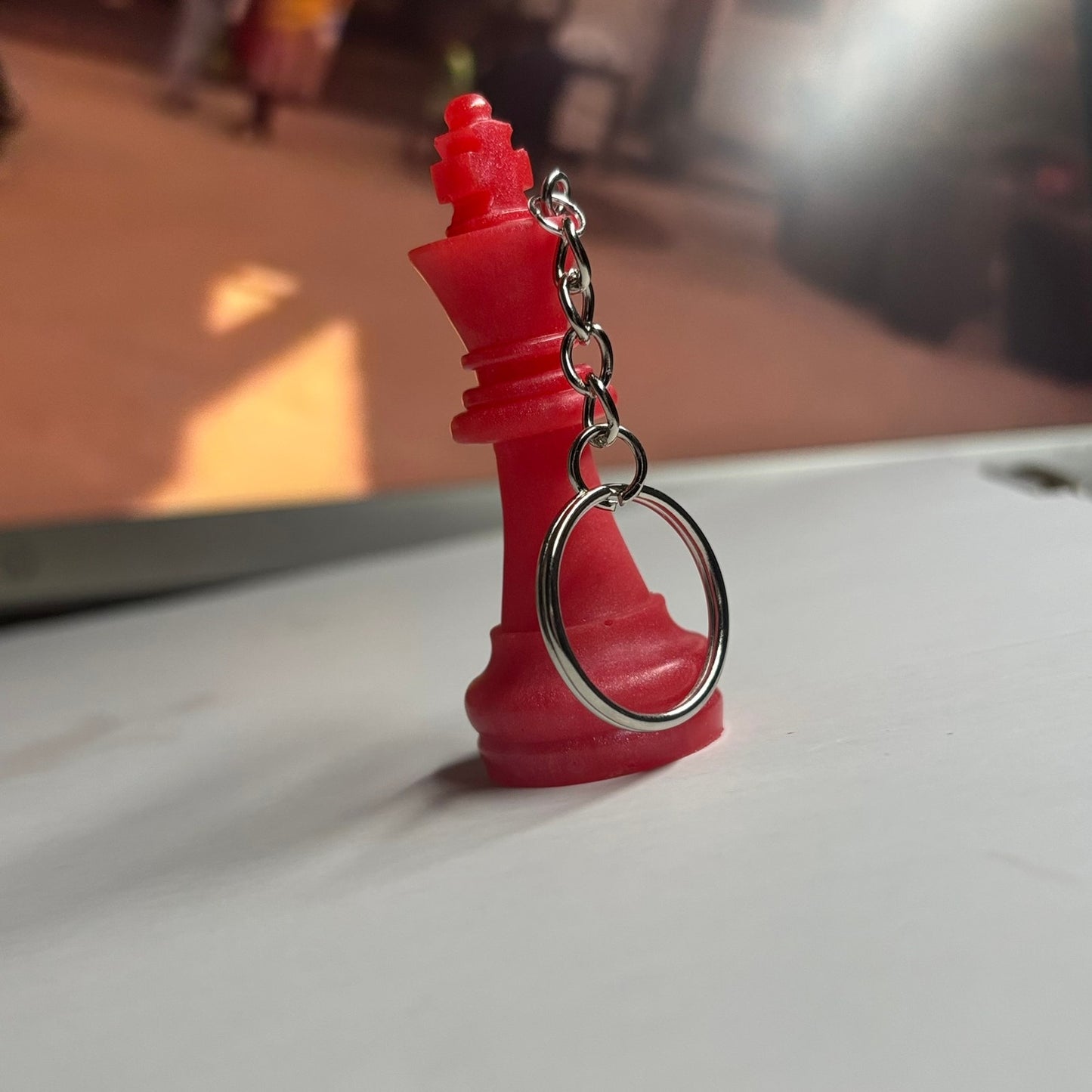 The Red King - Handmade Resin Keychain