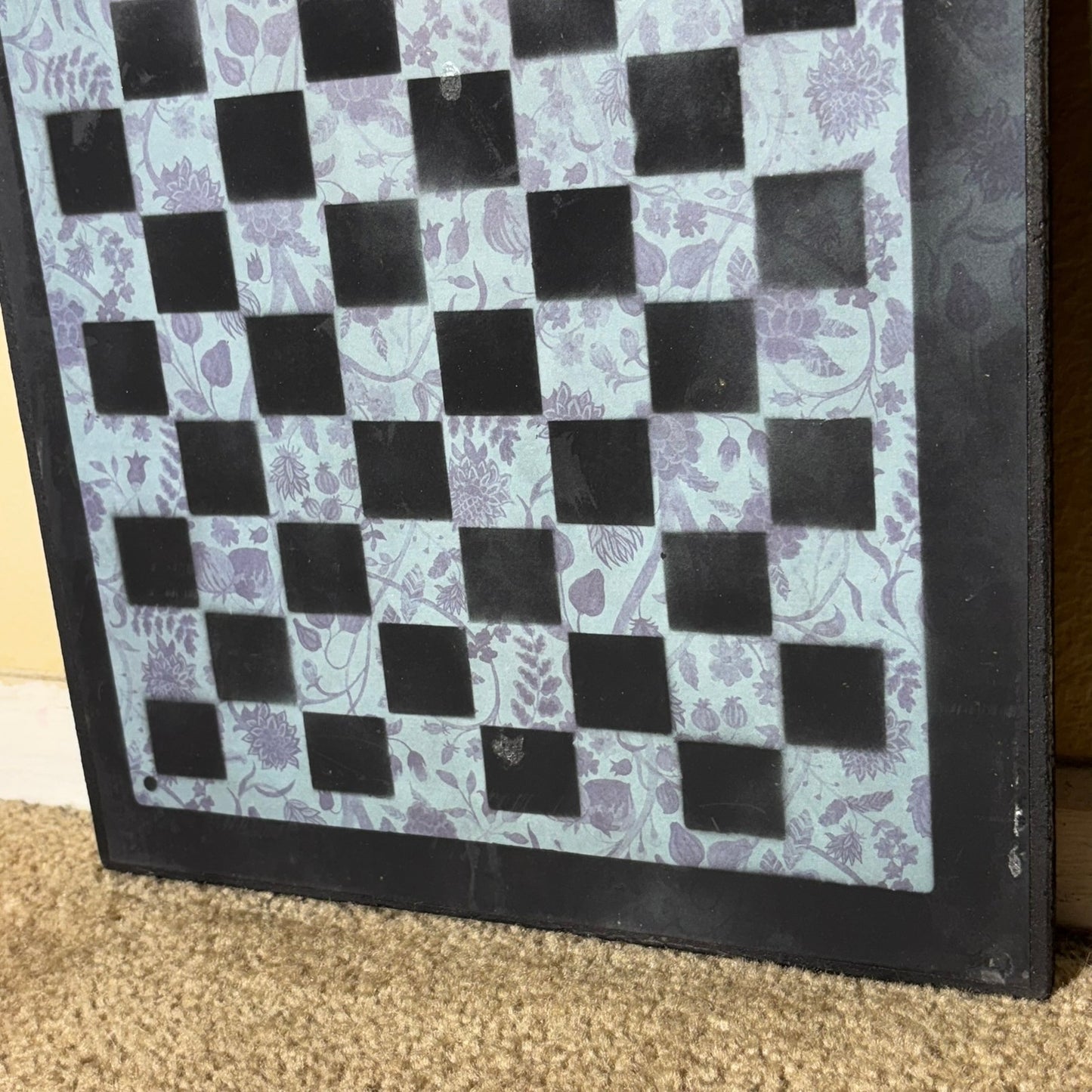 Soft Green - Scrapbook Chess Board