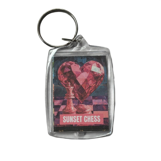 Pink Royalty - Chess  Photo Keychain