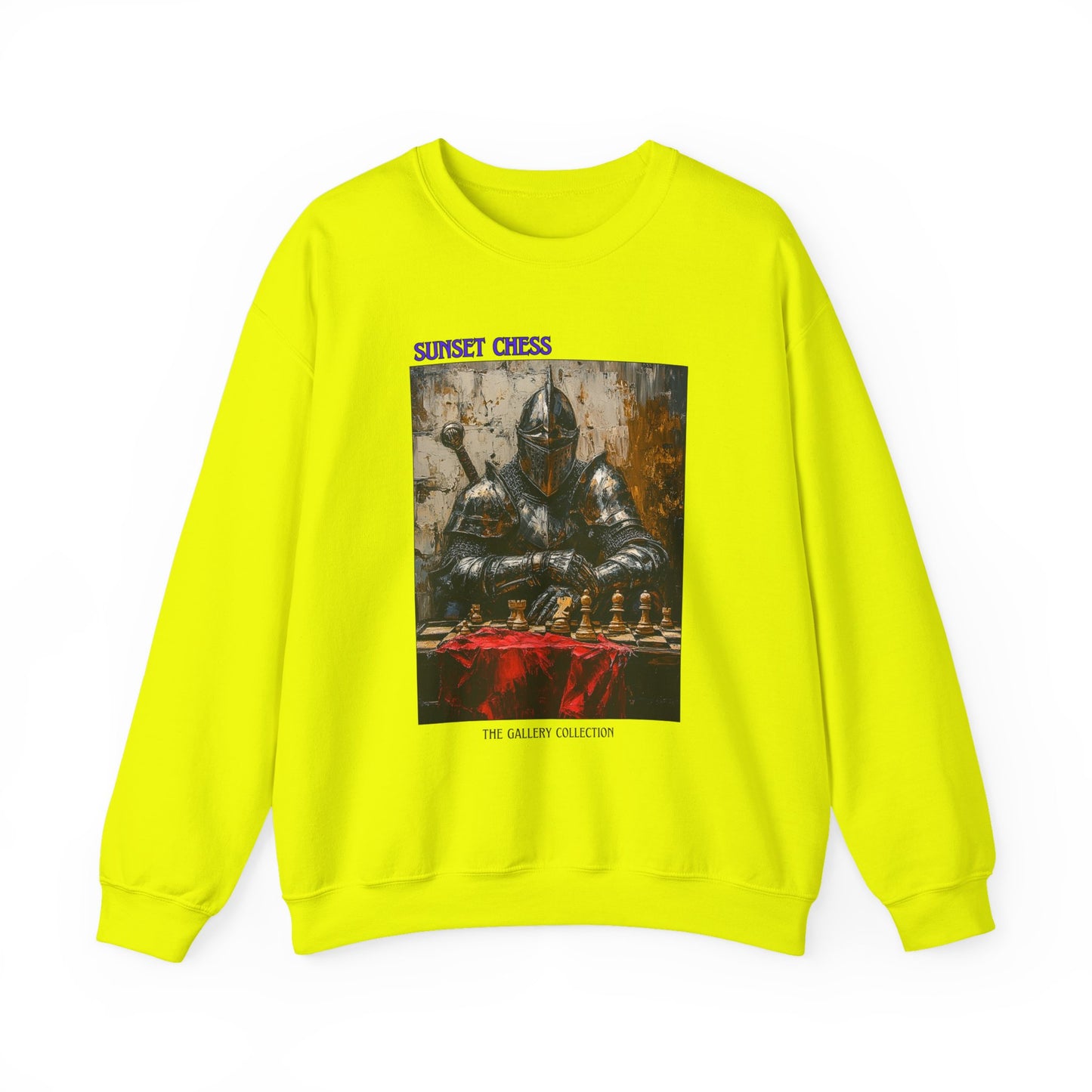 The Determined Knight - Neon Green Crewneck Sweater