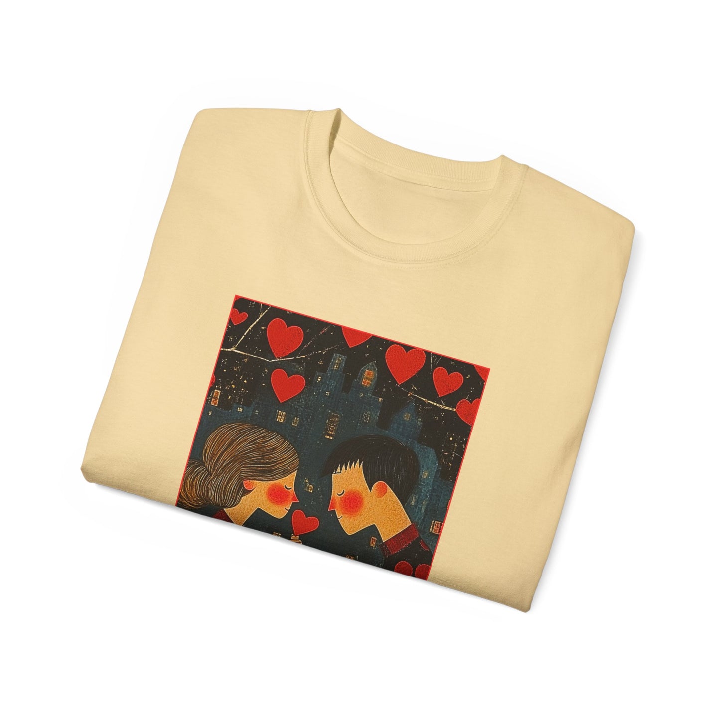 Innocent Love - Cream Tan Chess T Shirt