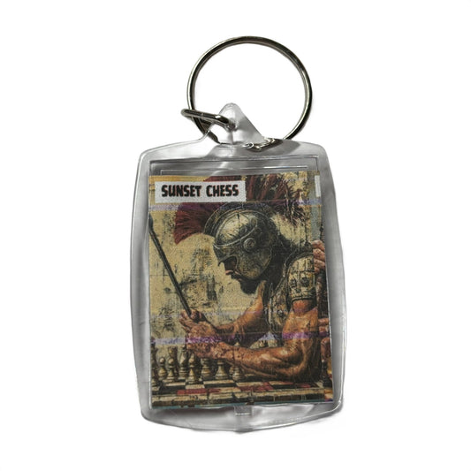 The Warrior - Chess  Photo Keychain